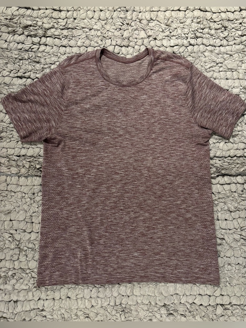 Lululemon Metal Vent Tech Surge Short Sleeve Shirt - Dark Adobe / White